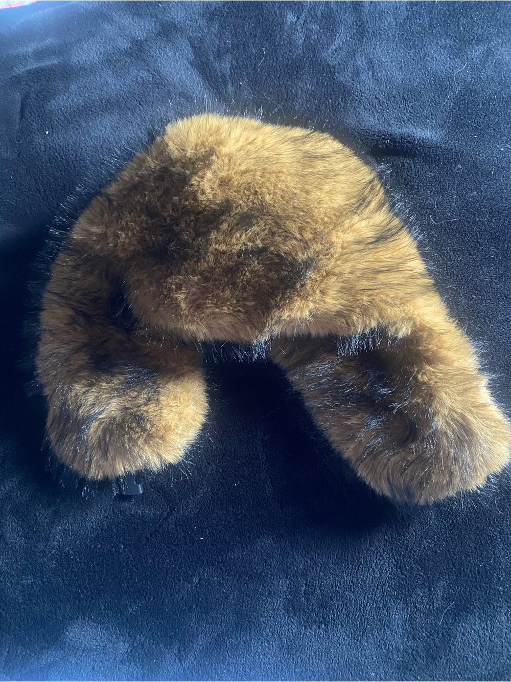 Classic Faux Fur Trapper Hat in Warm Brown